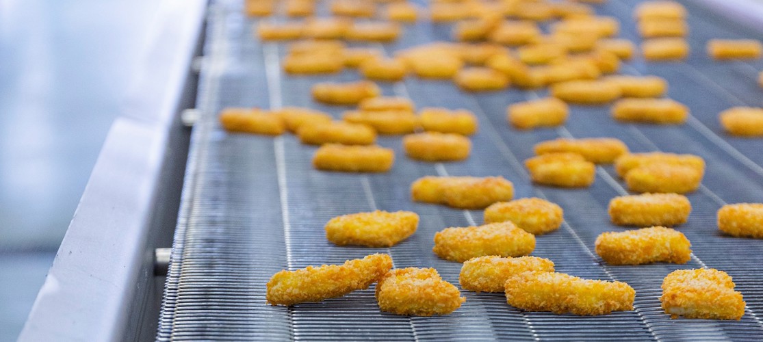 Marel Convenience Line Coated Chicken Nuggets